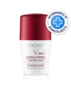 Vichy Clinical Control 96hr Protection Anti-Perspirant Roll On Deodorant 50ml recommended by dermatologists