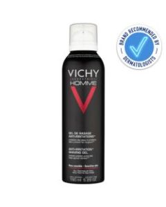 Vichy Homme Mens Anti-Irritation Shaving Gel 150ml