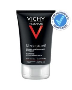 Vichy Homme Mens Soothing After-Shave Balm Sensitive Skin 75ml
