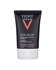Vichy Homme Mens Soothing After-Shave Balm Sensitive Skin 75ml
