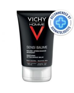 Vichy Homme Mens Soothing After-Shave Balm Sensitive Skin 75ml