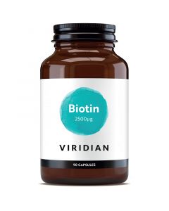 Viridian Biotin 2500ug Veg Caps 90