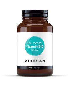 Viridian High Potency Vitamin B12 1000ug Vegicaps 150