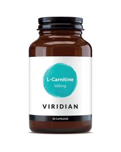 Viridian L-Carnitine 500mg Veg Caps 30