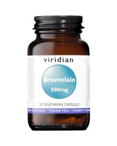 Viridian Bromelain 500mg Veg Caps 30