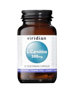 Viridian L-Carnitine 500mg Veg Caps 30