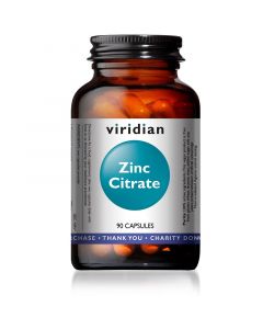 Viridian Zinc Citrate Capsules 90