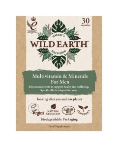 Wild Earth Multivitamin & Minerals for Men Capsules 30