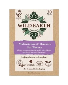 Wild Earth Multivitamin & Minerals for Women Capsules 30