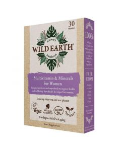 Wild Earth Multivitamin & Minerals for Women Capsules 30