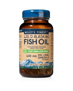 Wiley's Finest Easy Swallow Minis 630mg EPA & DHA Caps 180