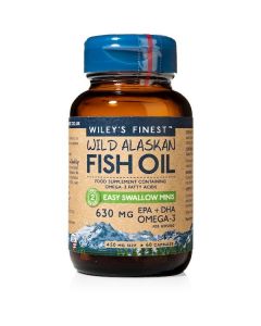 Wiley's Finest Easy Swallow Minis 630mg EPA & DHA Caps 60