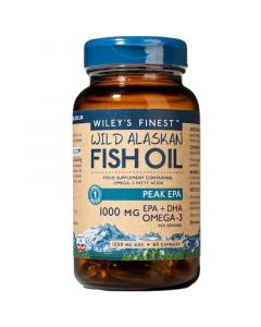 Wiley's Finest Peak EPA 1000mg EPA & DHA Caps 60