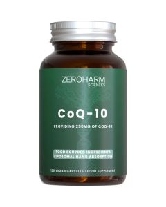 ZeroHarm Liposomal CoQ-10 250mg Capsules 120