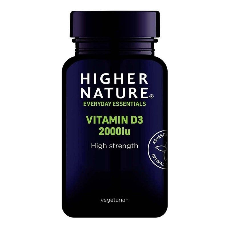Higher Nature Vitamin D3 2000iu Vegicaps 60 | Landys Chemist