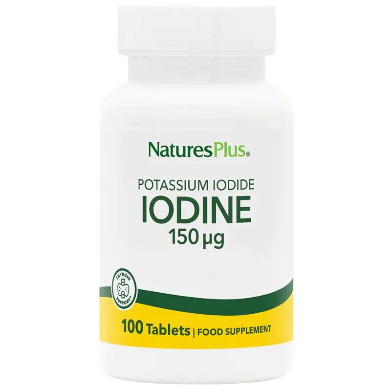 Nature s Plus Potassium Iodide 150mcg Iodine Tablets 100