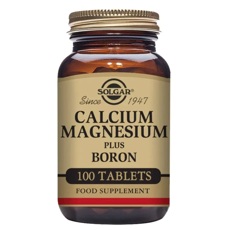 Solgar Calcium Magnesium Plus Boron Tabs 100