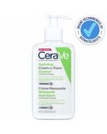 Cerave Hydrating Cream-to-Foam Cleanser 236ml dermatologist approved