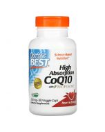 Doctor's Best High Absorption CoQ10 with BioPerine 200mg Vcaps 180