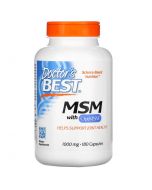 Doctor's Best MSM with OptiMSM 1000mg Caps 180