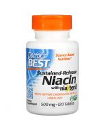 Doctor's Best Time-release Niacin with niaXtend 500mg Tabs 120