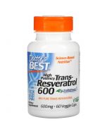 Doctor's Best Trans-Resveratrol 600 600mg Vcaps 60