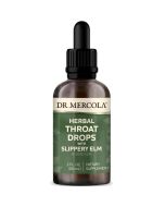 Dr. Mercola Herbal Throat Drops with Slippery Elm 60ml