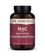 Dr. Mercola NAC with Milk Thistle Capsules 180