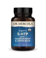 Dr. Mercola Organic 5-HTP with Valerian Root & Lemon Balm Capsules 30 