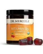 Dr. Mercola Organic Vitamin D3 Cherry Gummies 30
