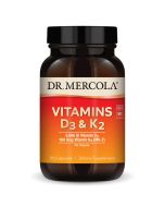 Dr. Mercola Vitamins D3 & K2 Capsules 90
