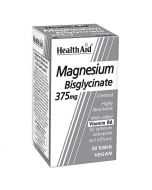 HealthAid Magnesium Bisglycinate 375mg Tablets 60