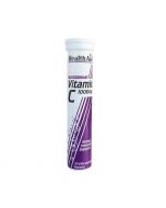 HealthAid Vitamin C 1000mg Effervescent Blackcurrant Flavour 