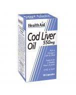 HealthAid Cod Liver Oil 550mg Capsules 90