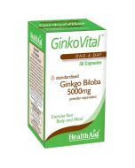 HealthAid GinkoVital (Ginkgo Biloba) 5000mg Capsules 30