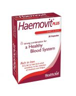 HealthAid Haemovit Plus Iron VitB12 Vit B6 Folic Acid Caps 30