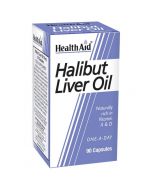 HealthAid Halibut Liver Oil Capsules 90
