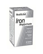 HealthAid Iron Bisglycinate Tablets 30