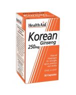 HealthAid Korean Ginseng 250mg Capsules 50