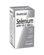 HealthAid Selenium 100ug + Vitamin E 400iu Capsules 30