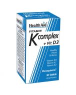 HealthAid Vitamin K Complex & Vitamin D3 Tablets 30