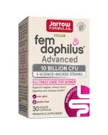 Jarrow Formulas Fem-Dophilus Advanced (Shelf Stable) 10Bn CFU Capsules 30