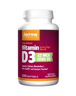 Jarrow Formulas Vitamin D3 1000 IU Softgels 200