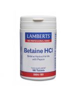 Lamberts Betaine HCI 324mg with Pepsin 5mg Tablets 180