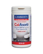 Lamberts CalAsorb Calcium 800mg Tablets 60