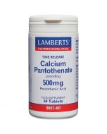 Lamberts Calcium Pantothenate 500mg Time Release Tablets 60