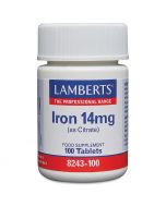 Lamberts Iron 14mg Tablets 100