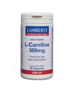 Lamberts L-Carnitine 500mg Caps 60