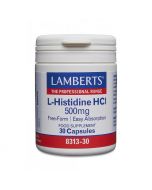 Lamberts L-Histidine HCl 500mg Caps 30