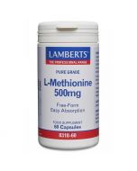 Lamberts L-Methionine 500mg Caps 60